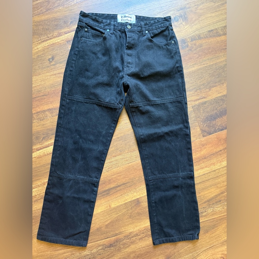 K. Haring Etudes Black Denim Jeans